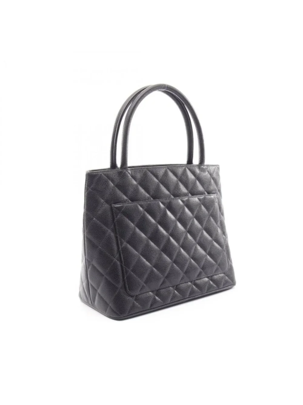 Chanel Tote Bag Reissue Black Caviar Leather